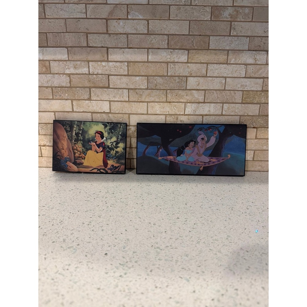 Disney Limited Edition Wood Plaques Bundle Wall Decor Collectible